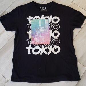 Free State Black Tokyo T Shirt